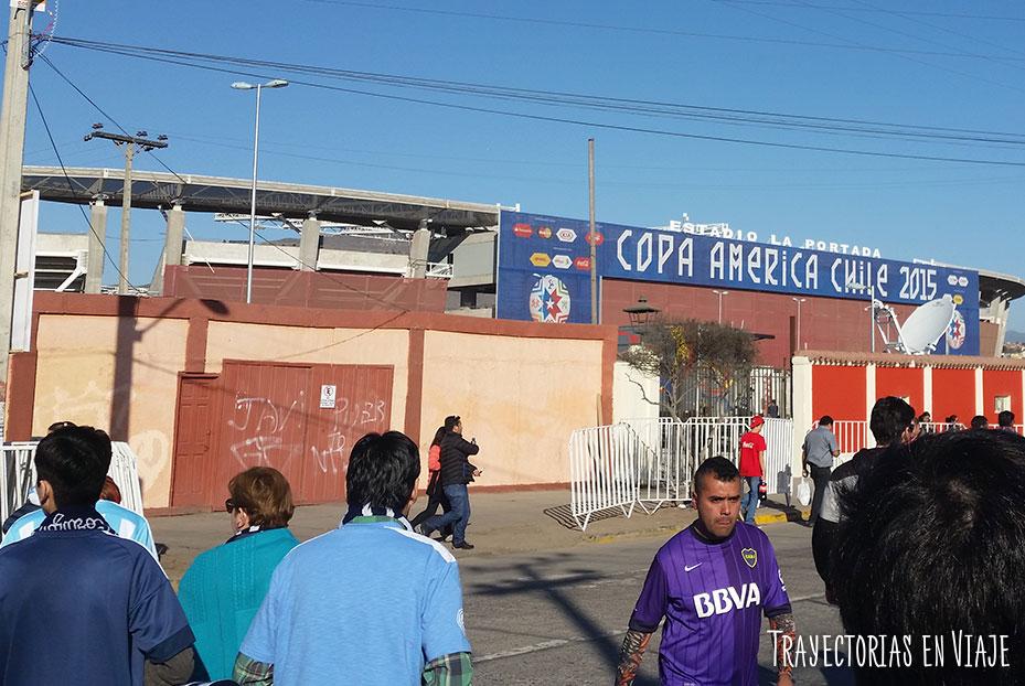 Reinauguración del estadio La Portada de La Serena, Chile. Copa América 2015