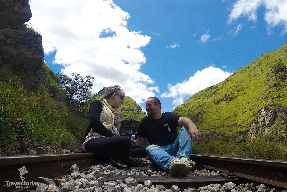 En tren a la Nariz del Diablo Ecuador
